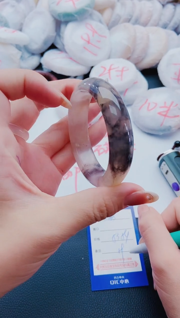 未镶嵌手镯石英质玉K58-53-54