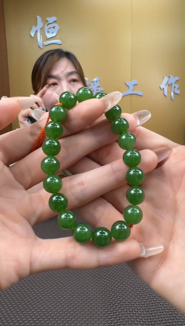 【闪购商品】和田玉手串未镶嵌9-10mm