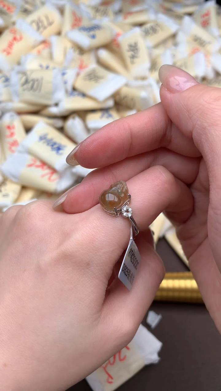 【闪购商品】翡翠戒指银S925镶嵌一