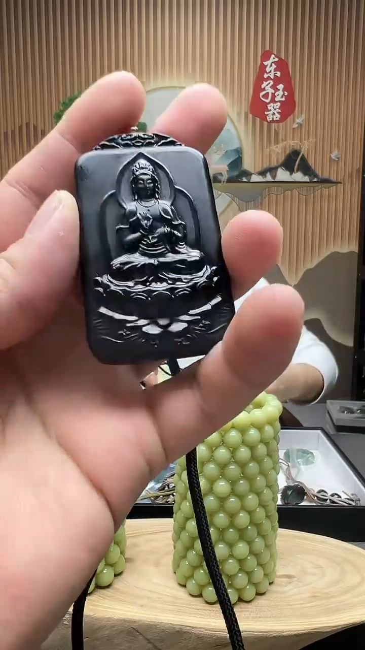 【闪购商品】和田玉颈饰未镶嵌天然玉石大尺寸牌子