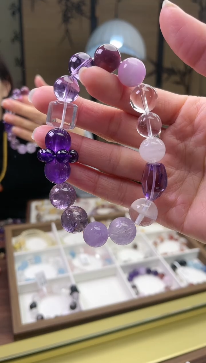 【闪购商品】水晶手链未镶嵌紫水晶