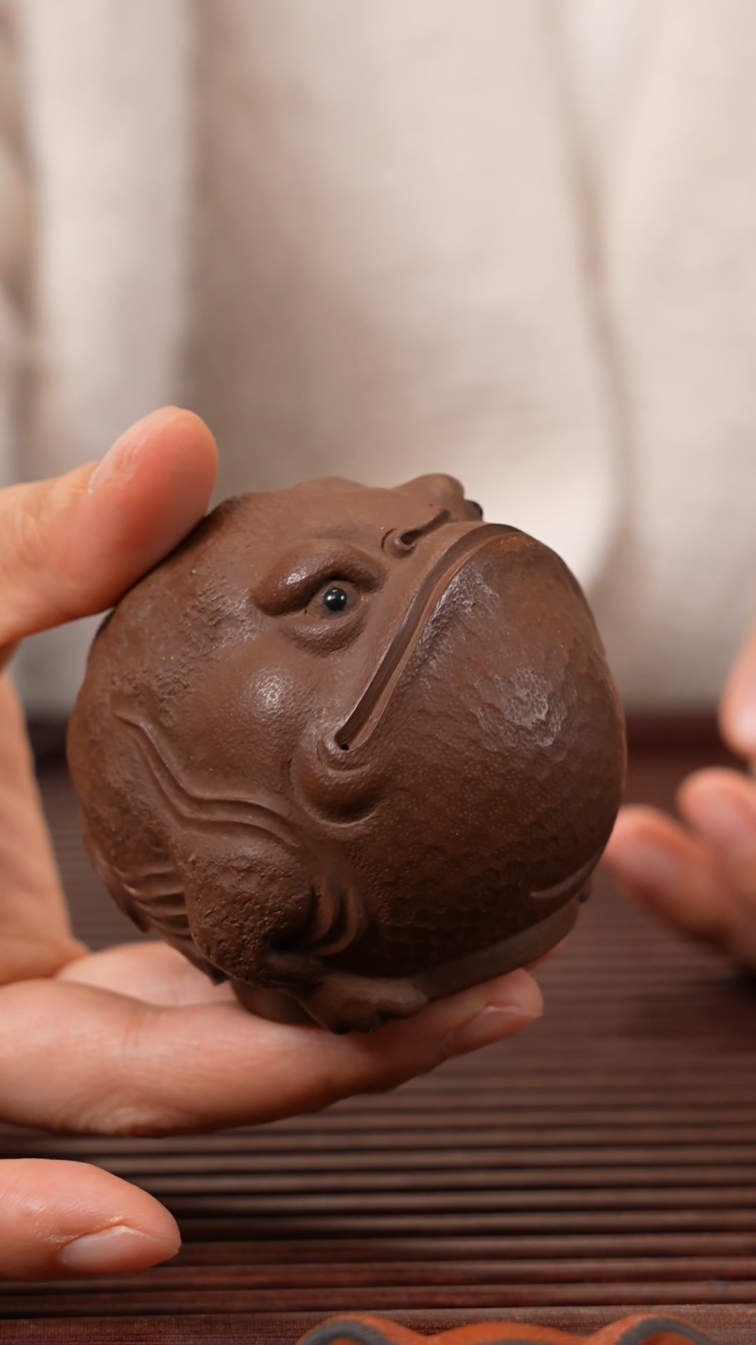 【闪购商品】紫砂茶宠紫泥金蟾