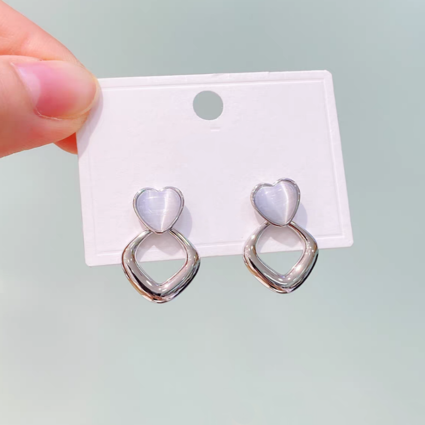 铜合金耳饰 【D75】新款时尚精致甜美百搭简约耳环