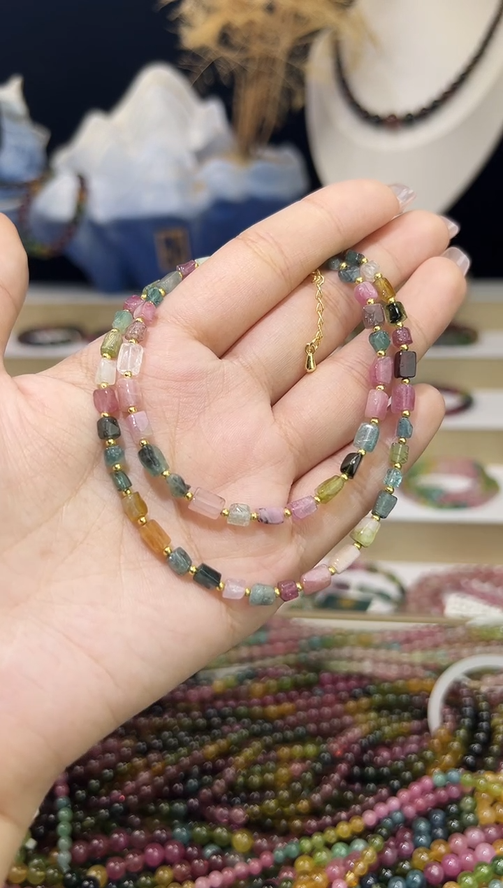 【闪购商品】碧玺/未镶嵌碧玺项链多样性发货