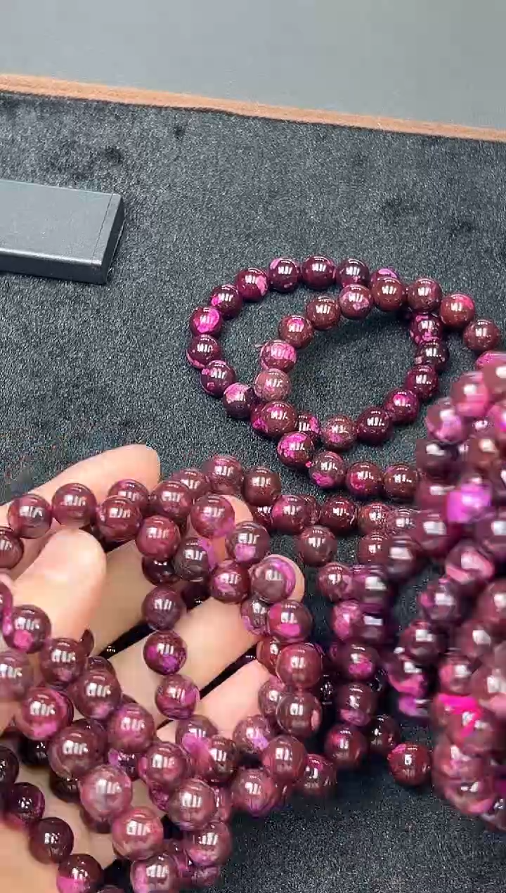 【闪购商品】苏纪石（舒俱来）手链未镶嵌舒俱来樱花粉手串