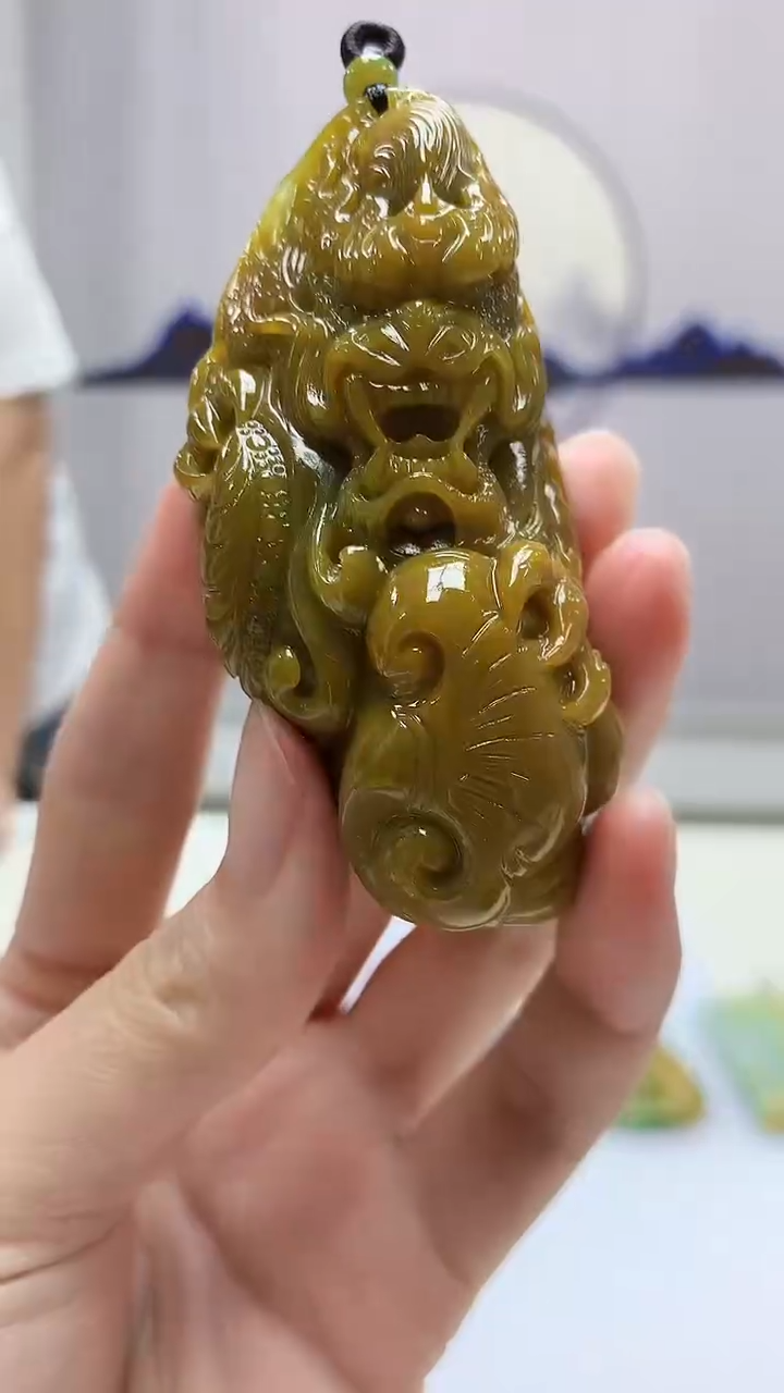 定制翡翠未镶嵌4812zm-毛货赠珠链