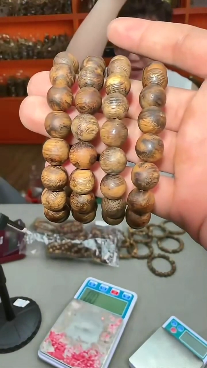 沉香手串57号单圈达拉干1.2多样性发一