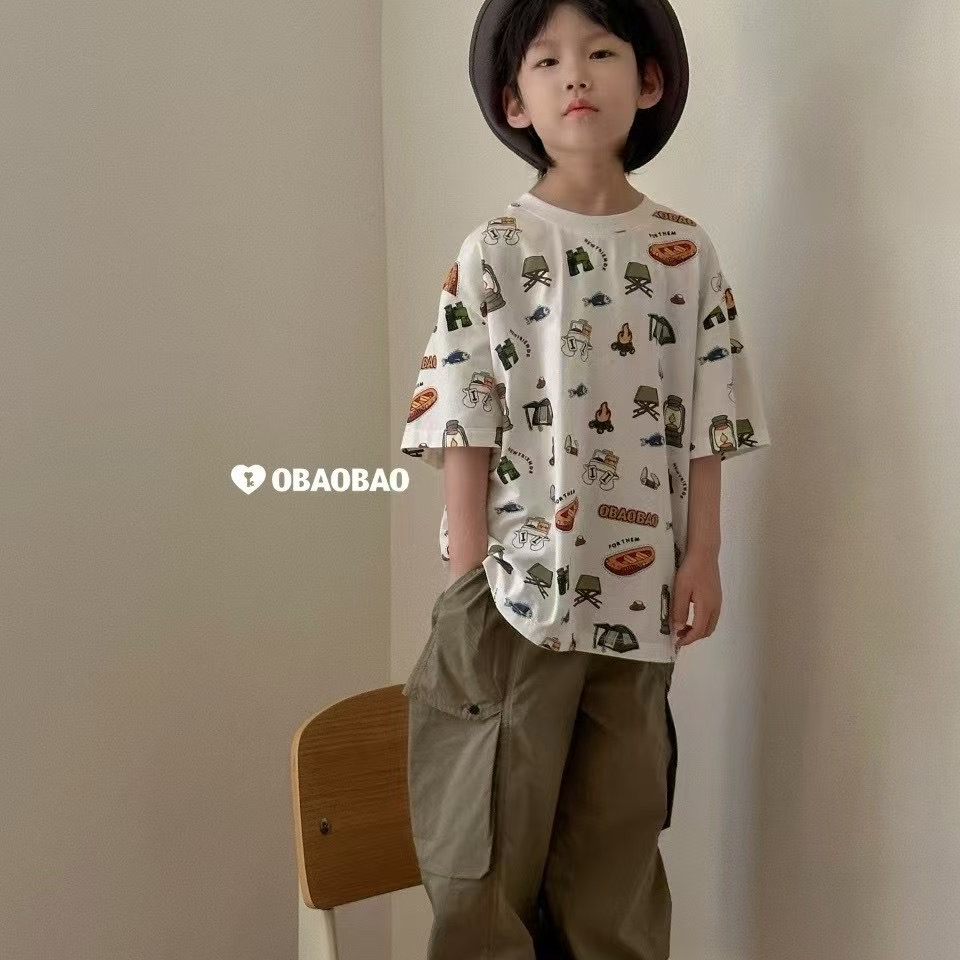 大风车儿童短袖T恤