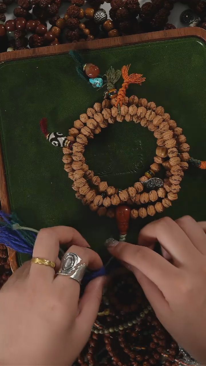 柏香籽/百香籽吊坠【葡萄亲搭】百香横打搭配长串