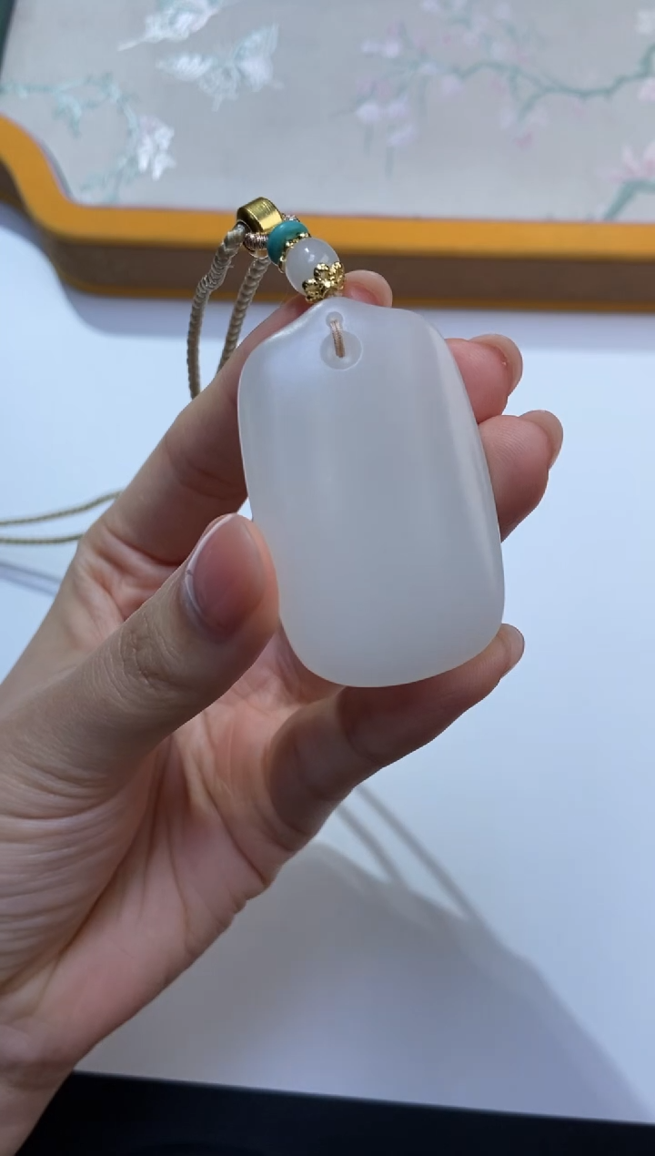 颈饰未镶嵌和田玉宁****g376572/和田玉无事牌 多样性一件发