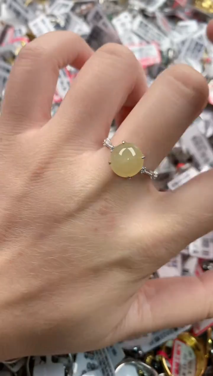 银S925镶嵌戒指翡翠20     10