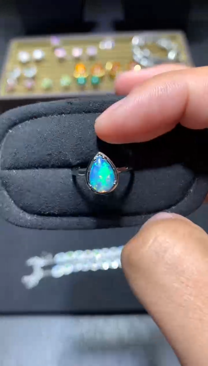 未镶嵌欧泊戒指G22【多样性发其一】