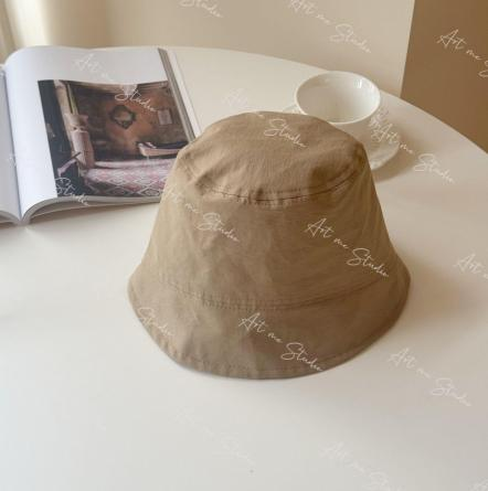 【ART ME】渔夫防晒百搭卡其帽 子