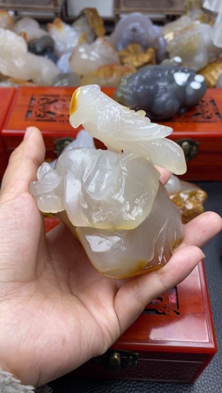 【闪购商品】玛瑙/玉髓摆件未镶嵌00