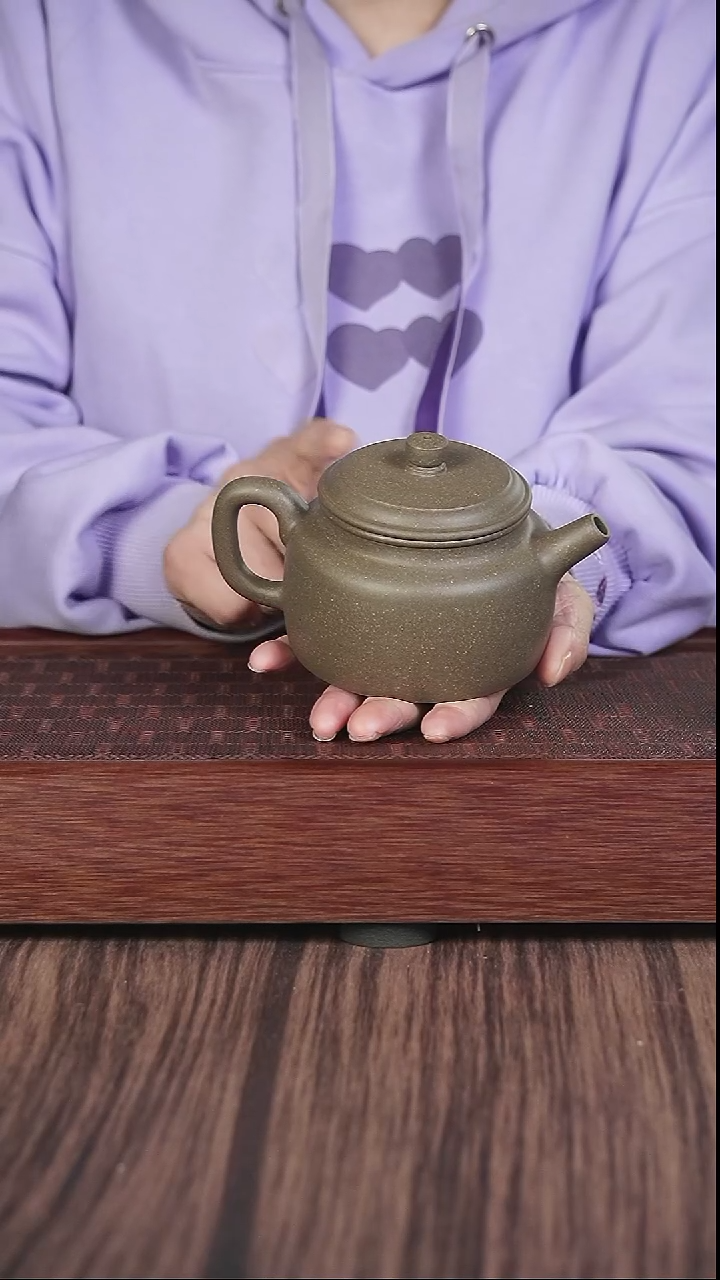 【闪购商品】紫砂茶壶lw  蟹壳青 德钟