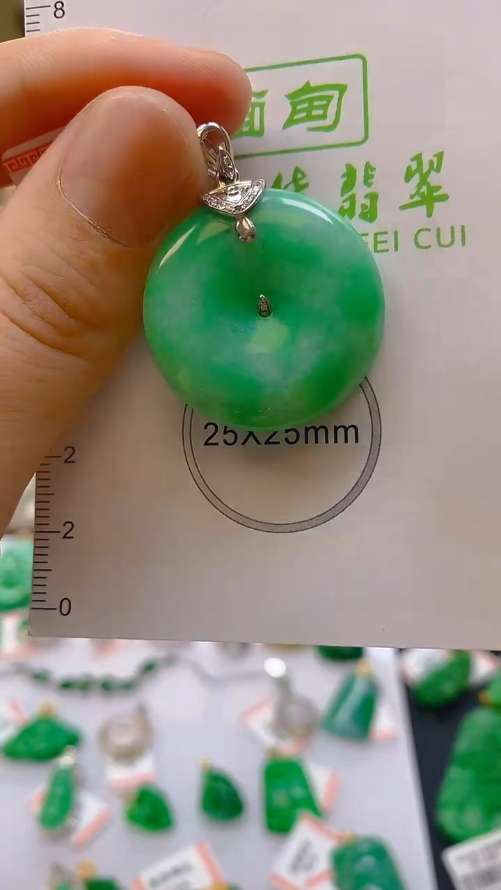 【闪购商品】翡翠颈饰18K金镶嵌新号开播，全场乱卖