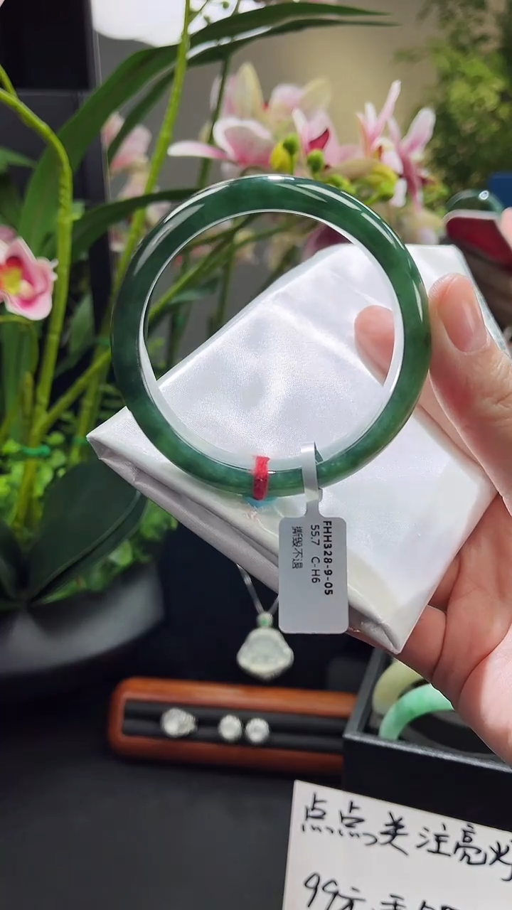 【闪购商品】翡翠手镯未镶嵌正圈