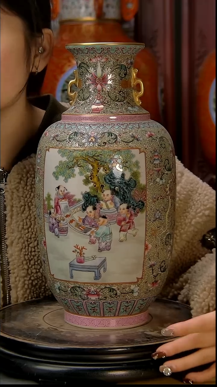 摆件陶景德镇陶瓷566