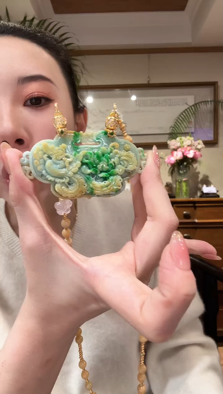 【闪购商品】翡翠颈饰未镶嵌国风