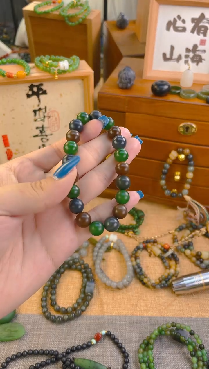 手链未镶嵌和田玉楼兰