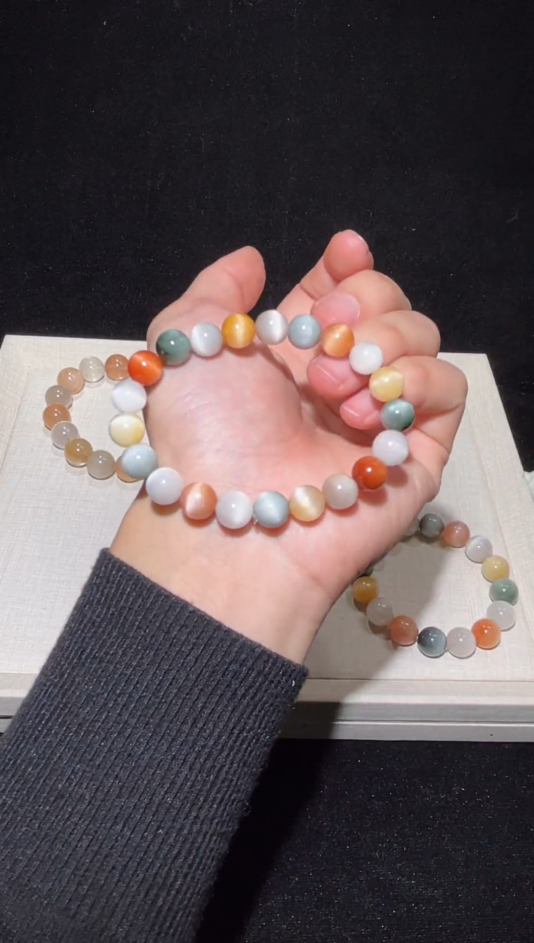 未镶嵌手串水晶58彩兔毛出厂价默认微瑕9