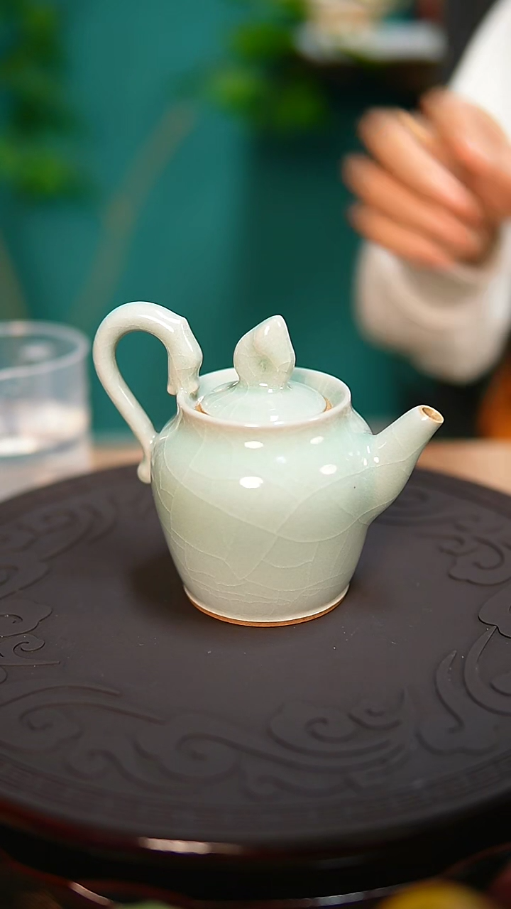 【闪购商品】杯原产地钧瓷钧尚源天青洪山壶