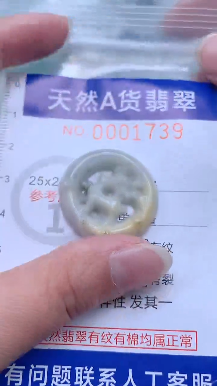 翡翠未镶嵌吊坠(不含链)1