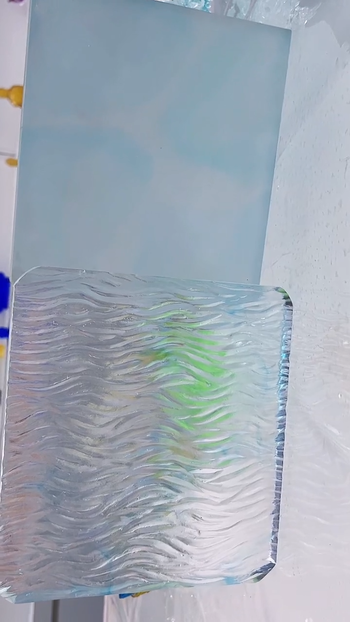 手工艺品琉璃天**姥古法琉璃2件摆件