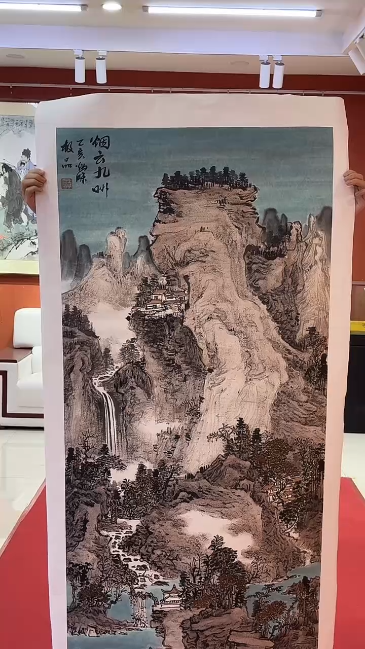 国画王炳杰手绘绘画作品10-11