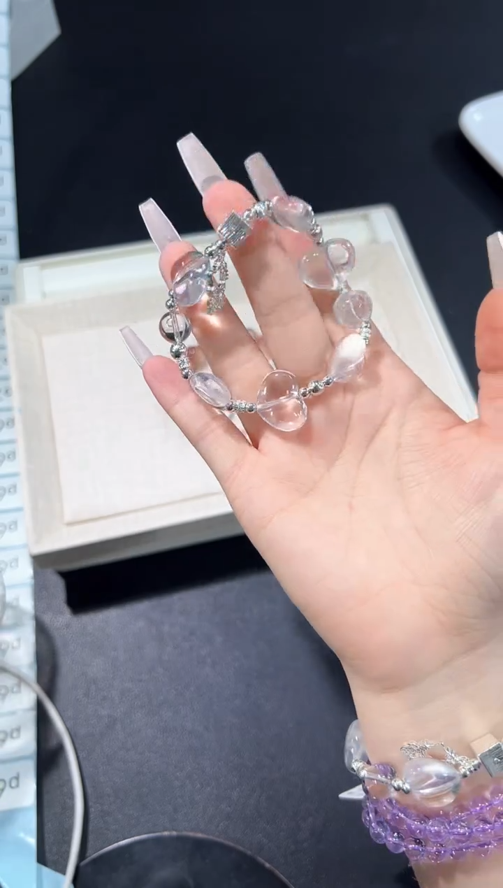 未镶嵌手串水晶60p多样性发其一【1条】默认微瑕