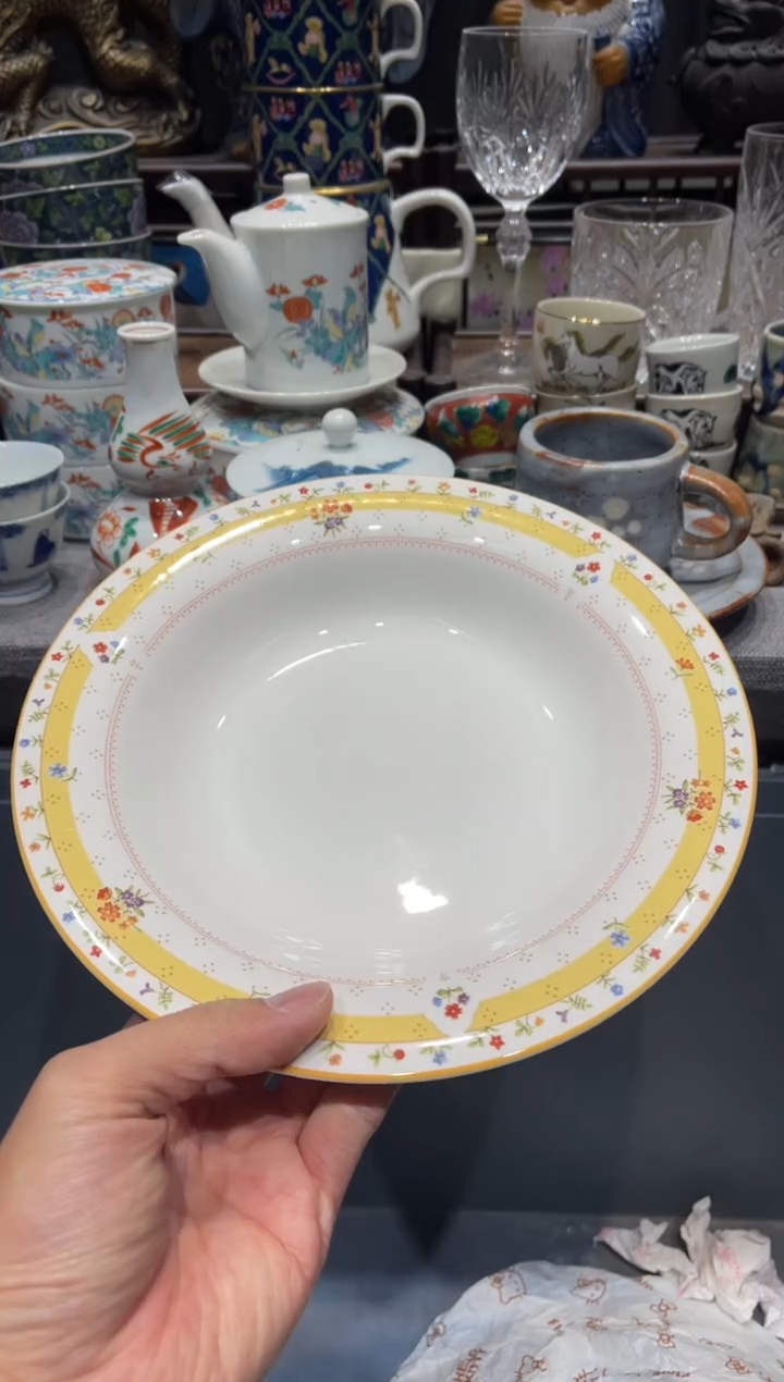 瓷片泽武大盘子盘子