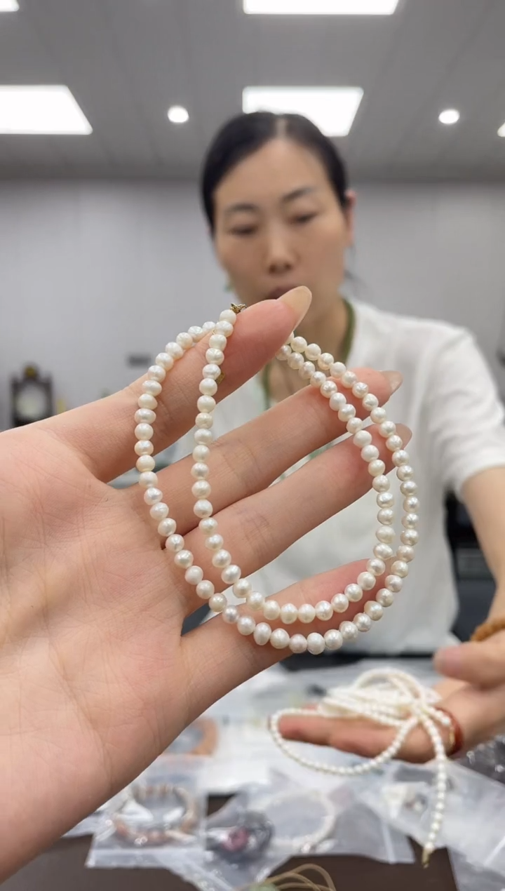 未镶嵌淡水珍珠链子多样性拍一发一