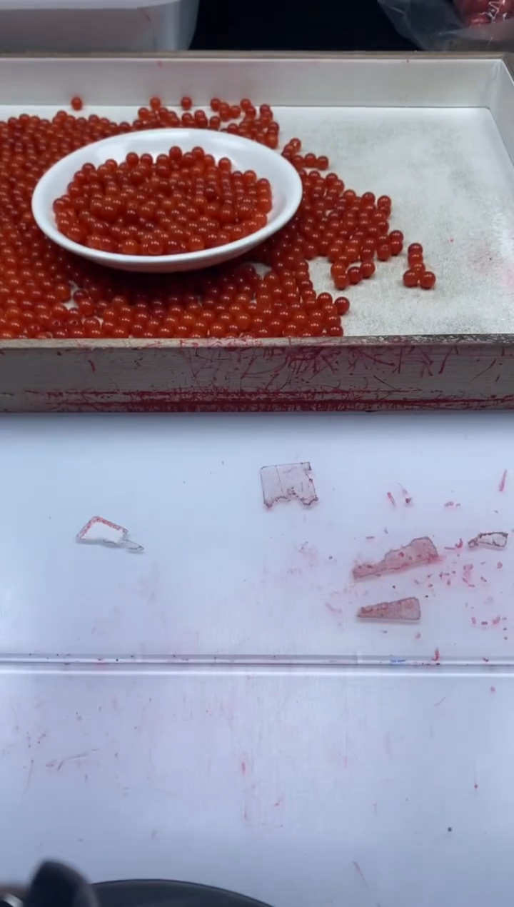 【闪购商品】玛瑙/玉髓颈饰未镶嵌w1548满肉南红6mm*10颗