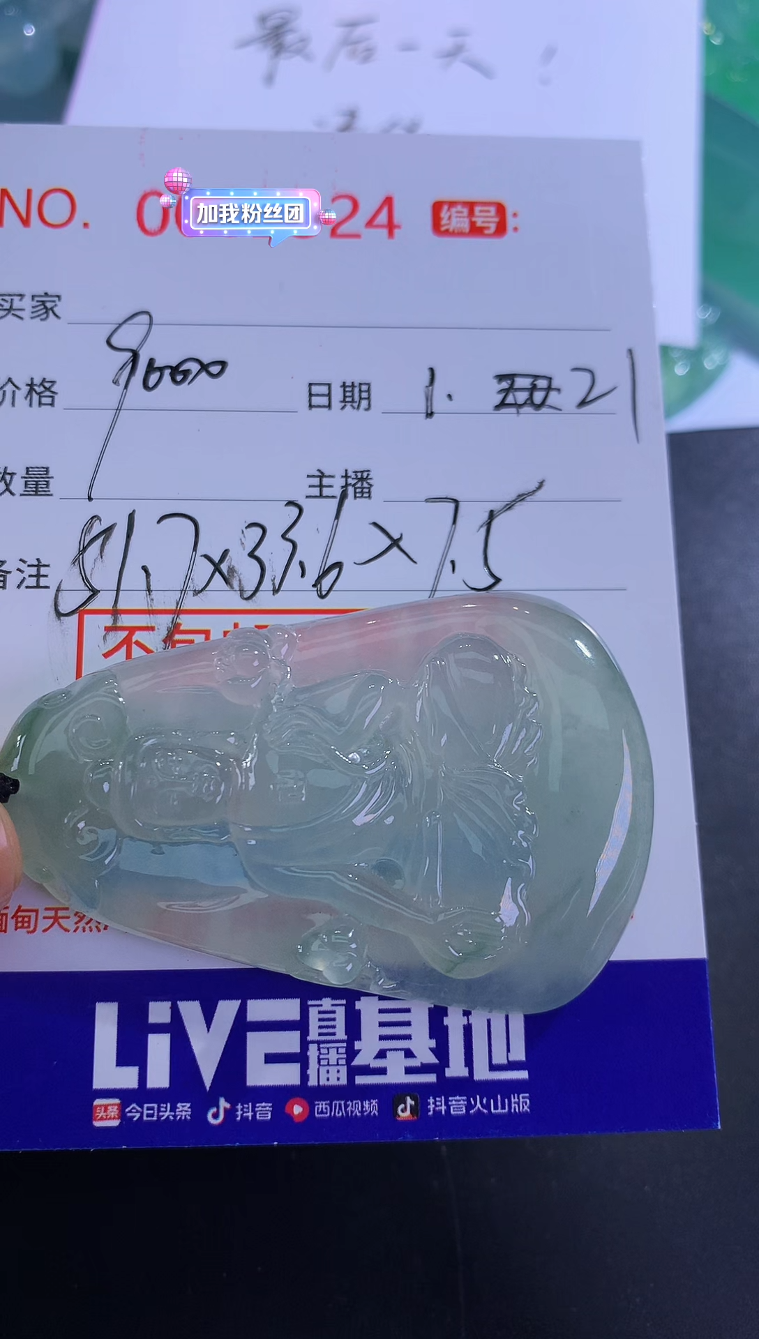 【闪购商品】翡翠颈饰未镶嵌！