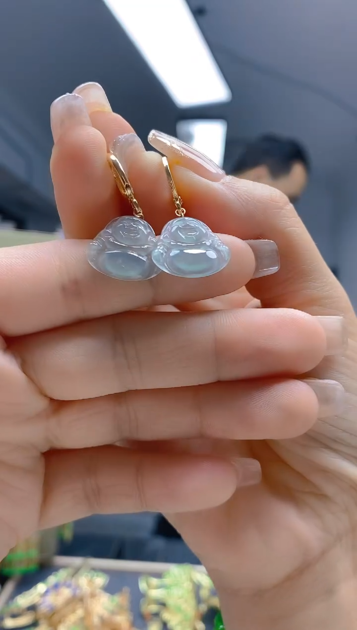 【闪购商品】翡翠耳饰合金141翡翠耳包