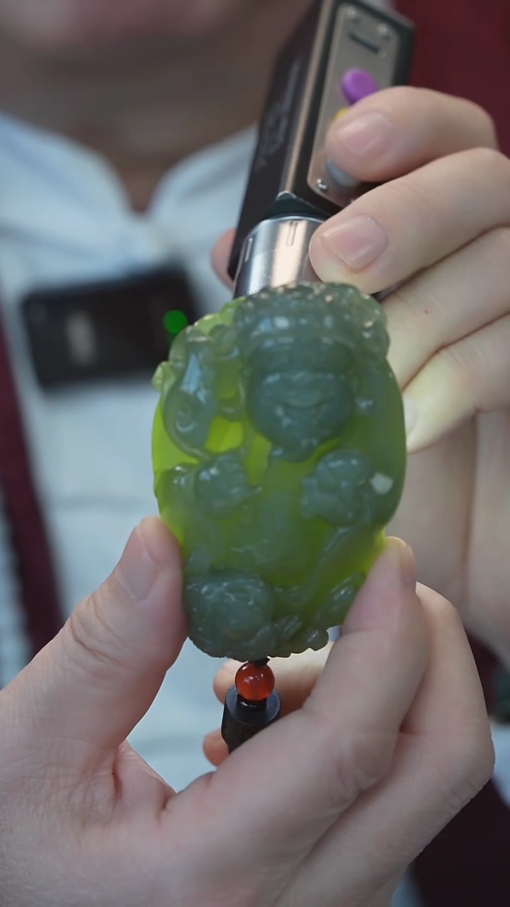 【闪购商品】和田玉手把未镶嵌财神