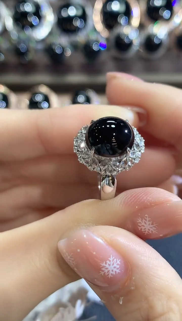 18K金镶嵌戒指翡翠A20翡翠