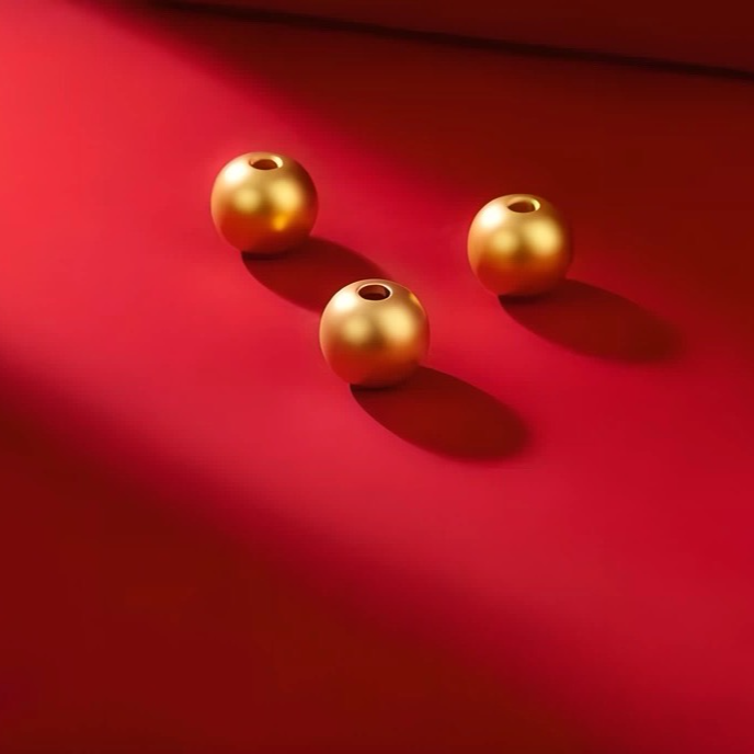 【品牌推荐】  单颗卡5珠珠手工DIY 拍十五颗送红珠手链