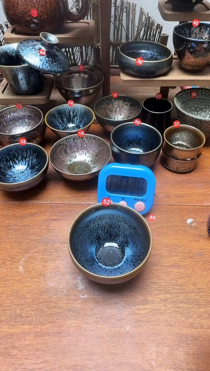 茶盏C*O52号建盏工匠茶器