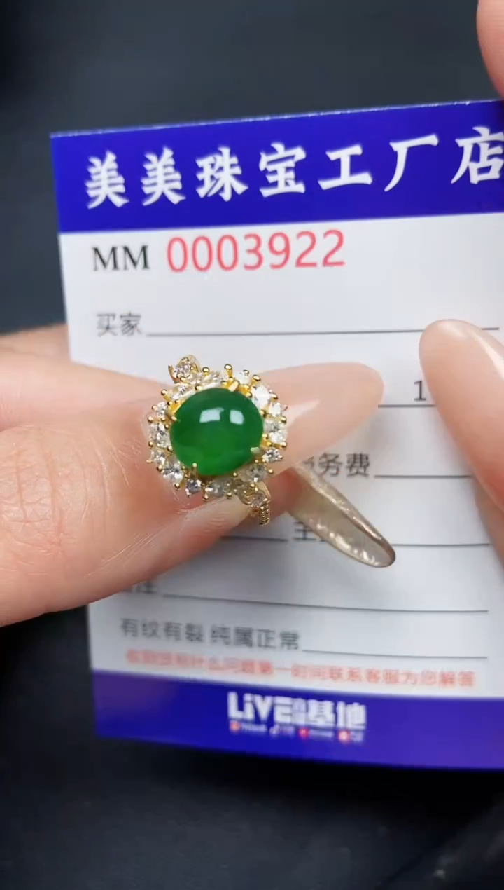 【闪购商品】翡翠颈饰银S925镶嵌3922