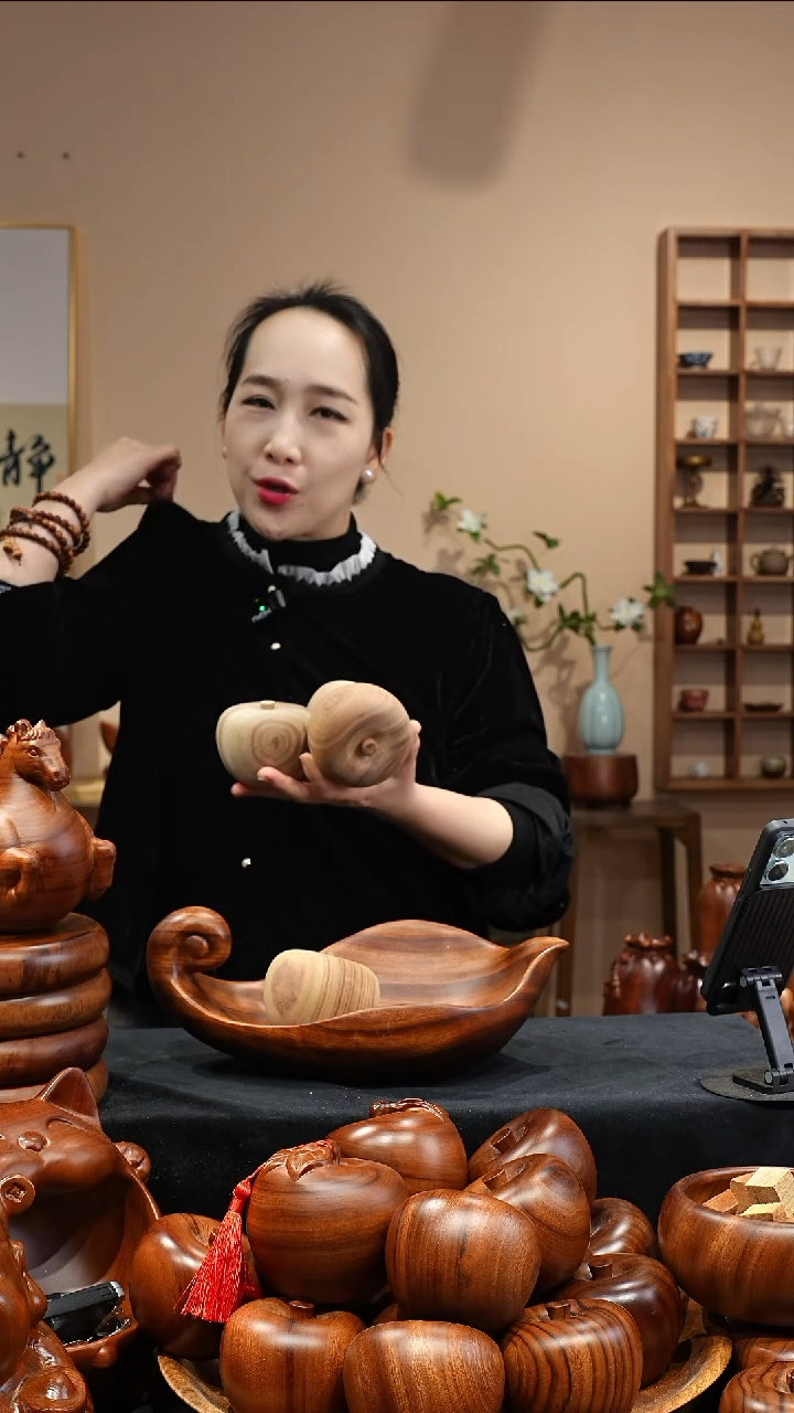 木质无漆无蜡小苹果*3