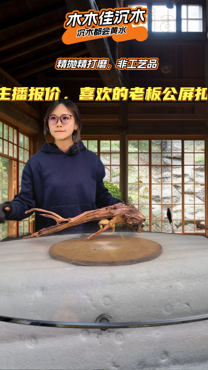 晚***吹木木佳鱼缸造景沉木985