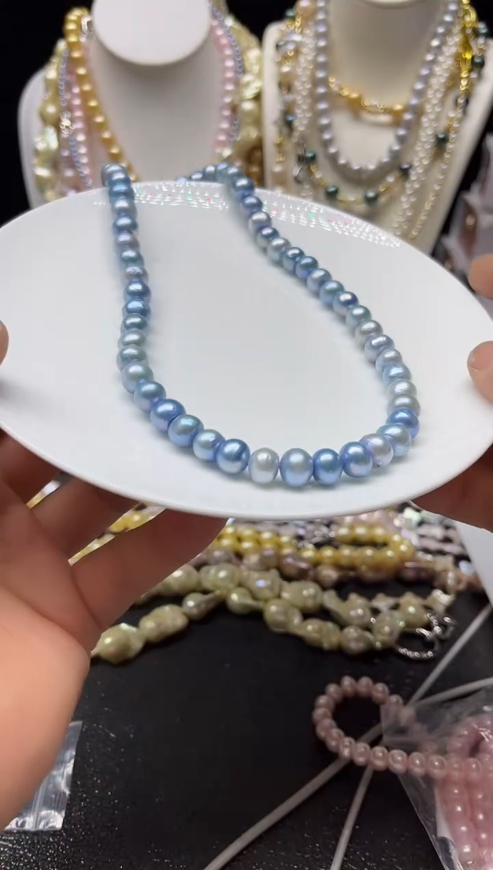 淡水珍珠未镶嵌颈饰多人