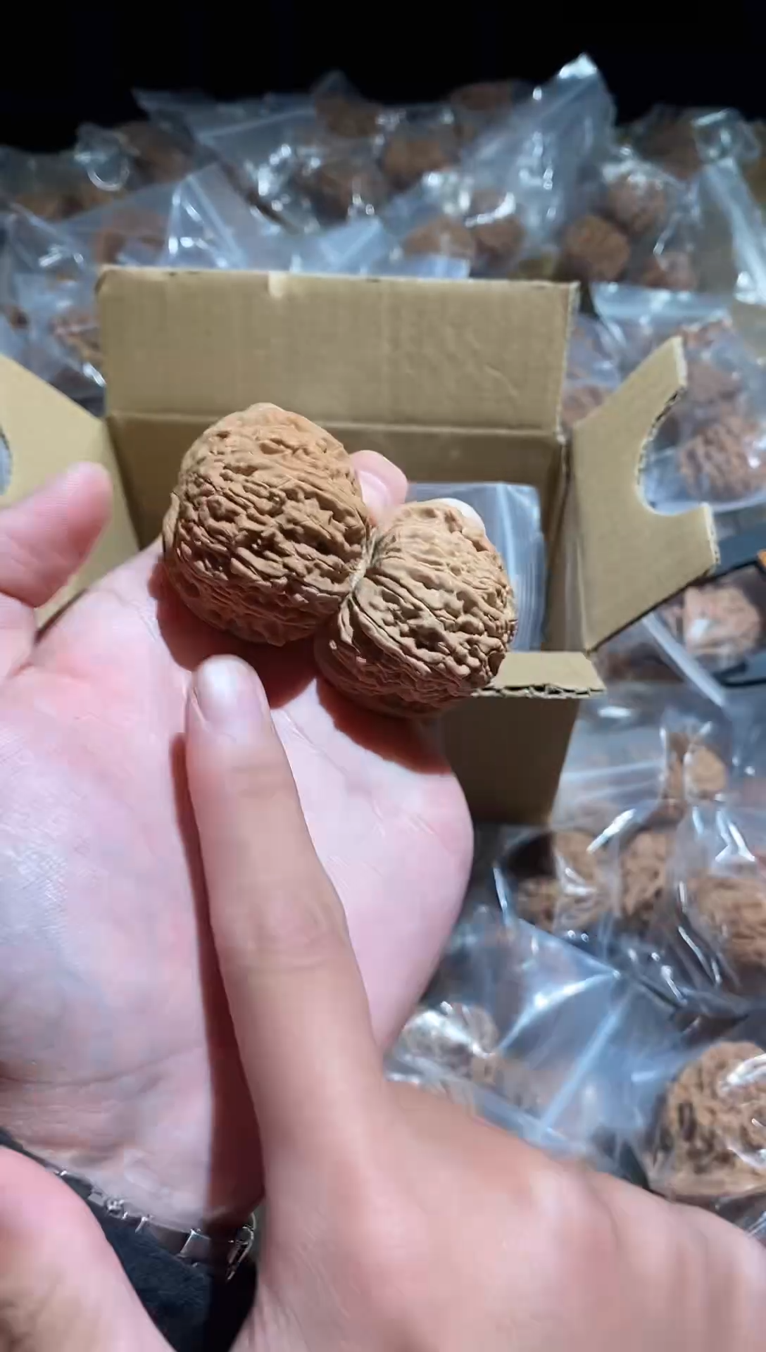 手串/手链核桃【SSS40尺寸三角白】无修老树老果油蜡皮毕业对