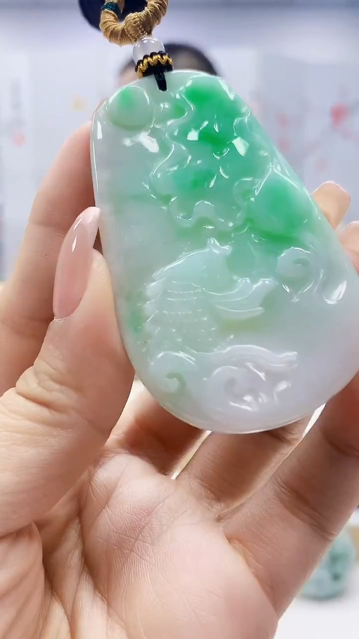 未镶嵌定制翡翠5167ty-毛货挂件31