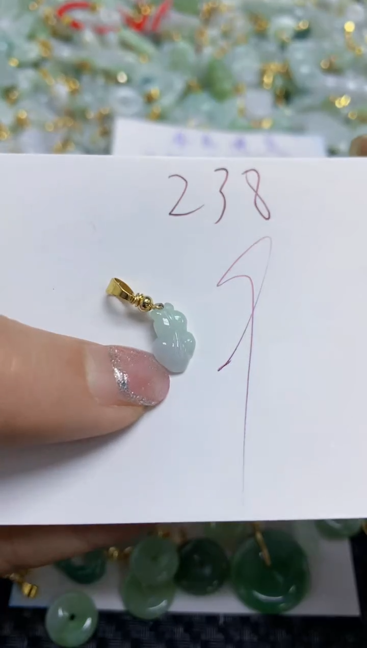 【闪购商品】翡翠颈饰合金天然A货翡翠