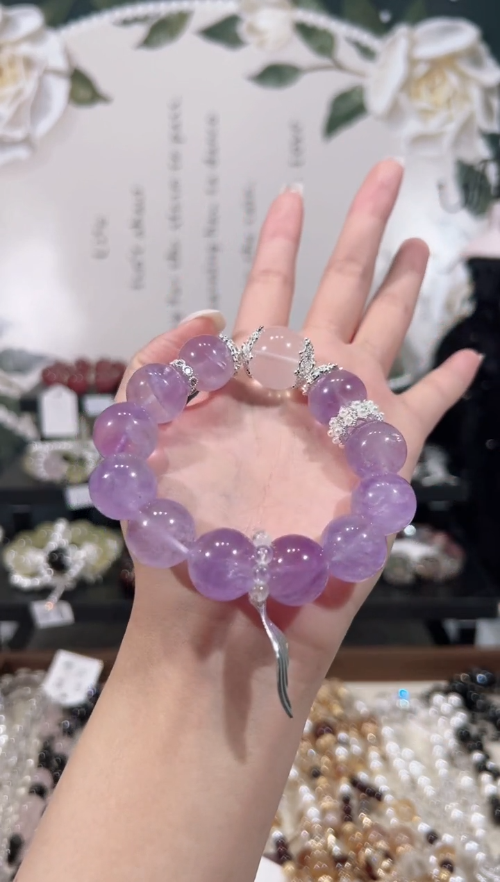 【闪购商品】水晶手链未镶嵌天然水晶默认微瑕 多样性发货发起一