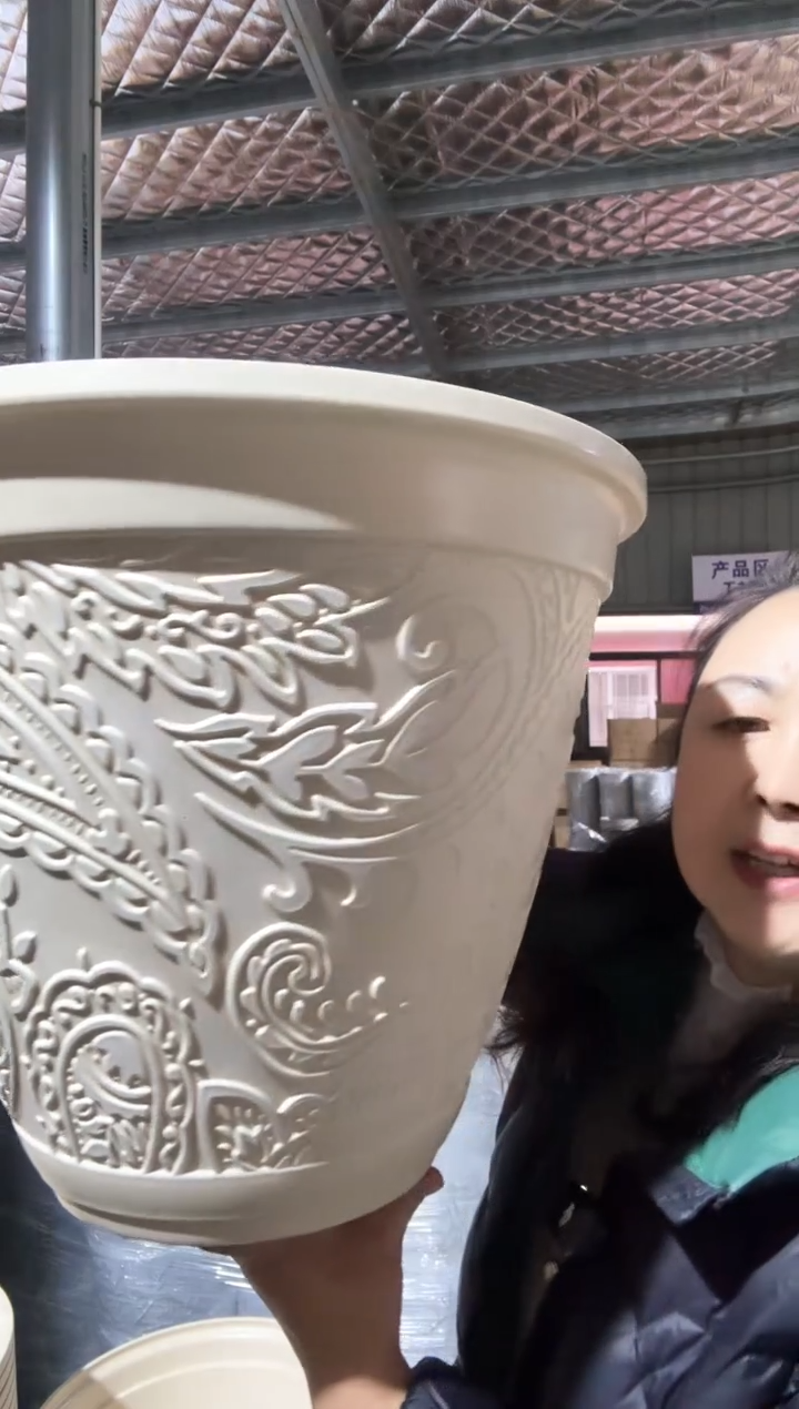 神话盆白色4只有孔