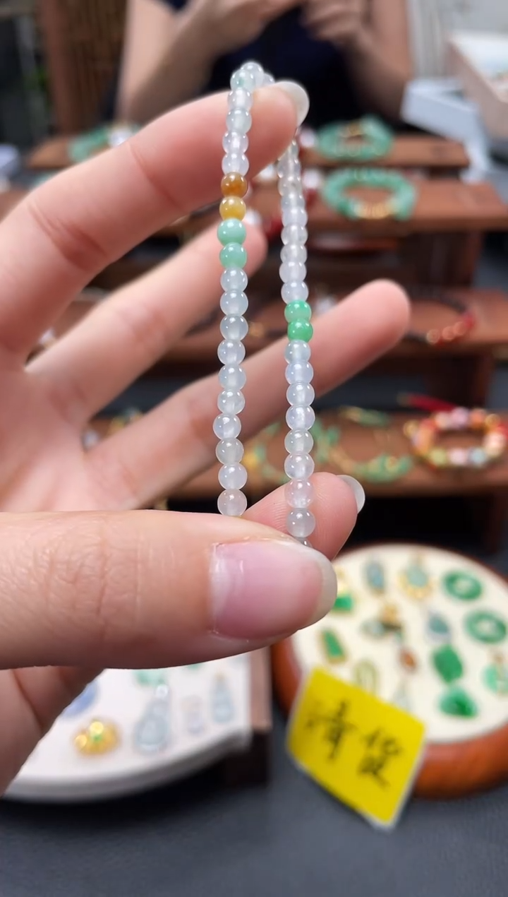 【闪购商品】翡翠套链未镶嵌一个   JK331