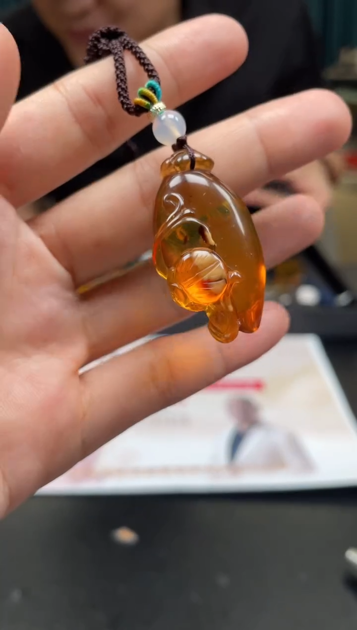 【闪购商品】琥珀颈饰未镶嵌2-17HDJT0144372